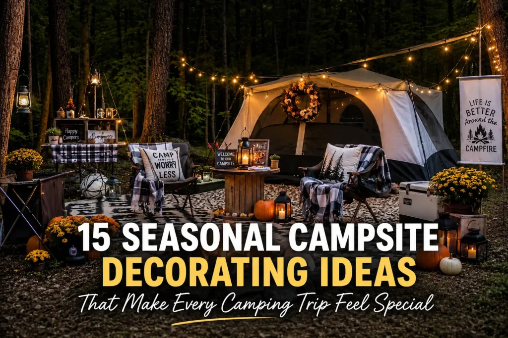 15 Seasonal Campsite Decorating Ideas That Make Every Camping Trip Feel Special