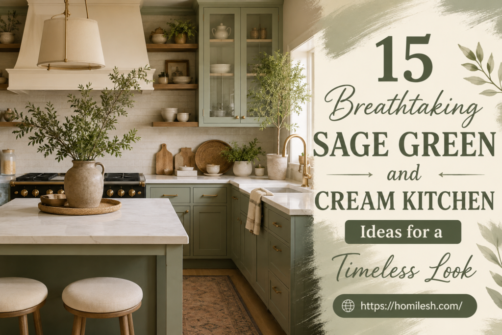 15 Sage Green and Cream Kitchen Ideas